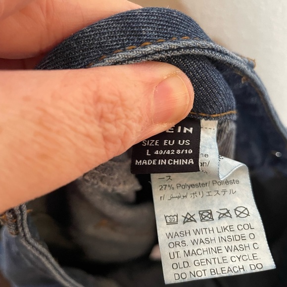 Shein Denim Button-Front Skirt - Picture 7 of 7